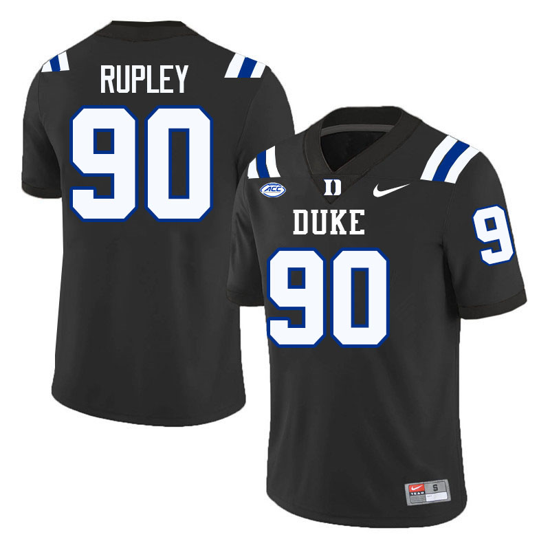 Duke Blue Devils #90 Tommy Rupley College Football Jersey Stitched-Black